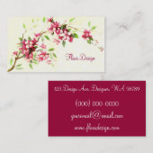 Blüte Visitenkarte (Vorne/Hinten)