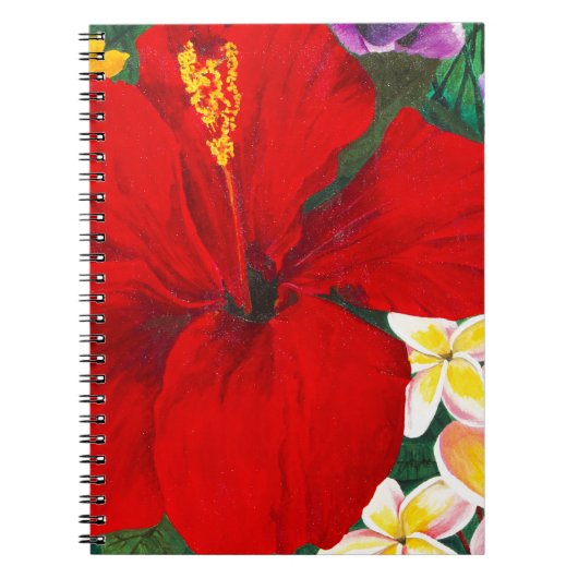 "Blüte von Aloha " Notizblock (Vorderseite)