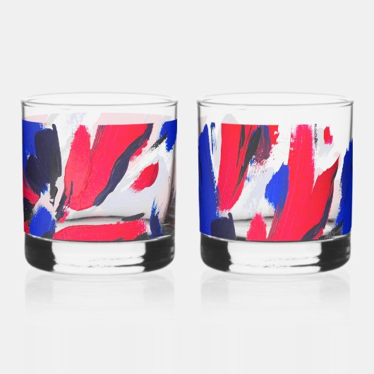 Blüte Whiskyglas (Rückseite)