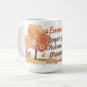 Blüte, wo du gepflanzt bist | Zurück zur Schule Mä Kaffeetasse (Vorderseite Links)