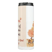 Blüte, wo du gepflanzt bist | Zurück zur Schule Mä Thermosbecher (Rückseite)