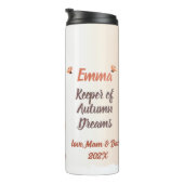 Blüte, wo du gepflanzt bist | Zurück zur Schule Mä Thermosbecher (Nach rechts gedreht)