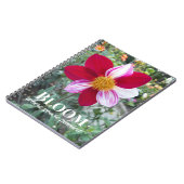 Blüte, wo man Zitat pflanzt Blumenzettel Notizblock (Linke Seite)