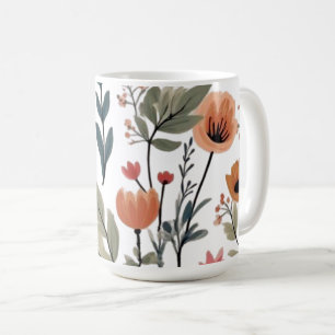 Blüte, wo Sie gepflanzt sind - Inspirationsblume Kaffeetasse