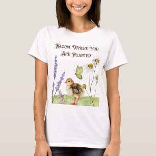 Blüte, wo Sie gepflanzt sind: T - Shirt der Wildbl