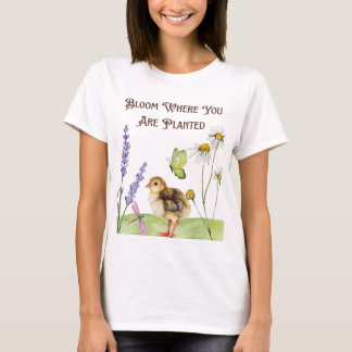 Blüte, wo Sie gepflanzt sind: T - Shirt der Wildbl