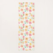 Blüte, wo Sie gepflanzt Wasserfarbenflora Yogamatte (Rückseite)