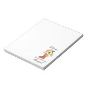 Blüte, wo Sie Motivierend gepflanzt werden Notizblock (Rotiert)