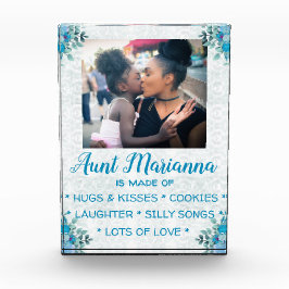 Blüte "Woraus ist Tante gemacht?" Fotoblock