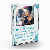 Blüte "Woraus ist Tante gemacht?" Fotoblock (Links)