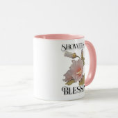 Blüteduschen Tasse (VorderseiteRechts)