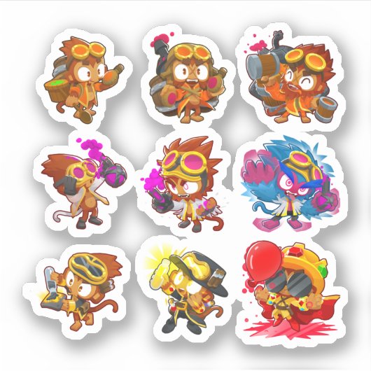 Blüten 6 aufkleber (Vorderseite)