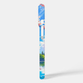 Blüten am See - Dreamy Anime Spring Case-Mate iPhone Hülle (Rückseite / Links)