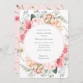 Blüten Aquarell Blume Schick Frühlingstrasse Moder Einladung (Vorne/Hinten)