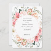 Blüten Aquarell Blume Schick Frühlingstrasse Moder Einladung (Vorderseite)