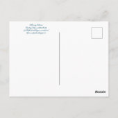 Blüten aus Asilomar: Sea Cliff Buckweizen Postkarte (Rückseite)