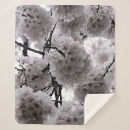 Blüten aus Schwarz und Weiß Sherpadecke