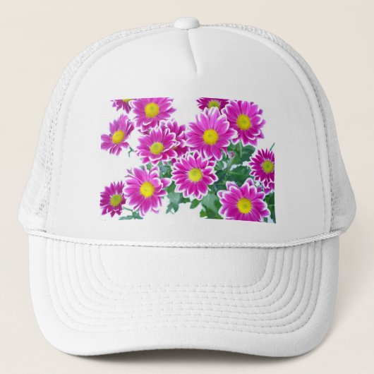 Blüten Aziza Garden Whimsy Truckerkappe (Vorderseite)