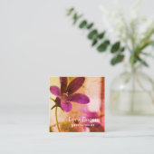 Blüten Benutzerdefinierte Visitenkarte (Stehend Vorderseite)