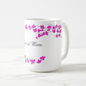 Blüten - Besondere Mutter Kaffeetasse (VorderseiteRechts)