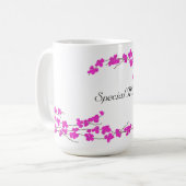 Blüten - Besondere Mutter Kaffeetasse (Vorderseite Links)