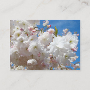 Blüten-Blumen-Frühlings-Verabredung kardiert Terminkarte