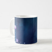 Blüten Blumen Papier vintage Kaffeetasse (Vorderseite Links)