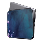 Blüten Blumen Papier vintage Laptopschutzhülle (Vorderseite Links)