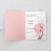 Blüten-Blumen-Schmetterlinge, die Einladung (Innenseite)