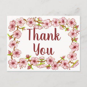 Blüten Border~Danke Karte 2
