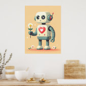 Blüten & Bots Poster (Küche)