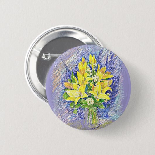 Blüten Button (Vorne & Hinten)