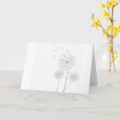 Blüten Dandelion Blume Frieden Liebe Schicksal Karte (Gelbe Blume)