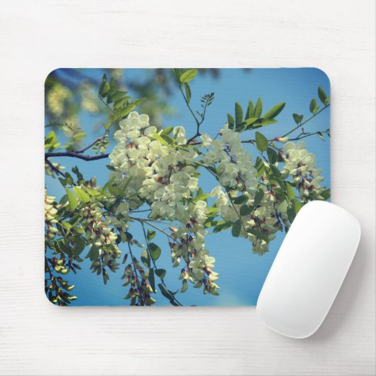 Blüten der Blume Locust Mousepad (Mit Mouse)