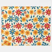 Blüten der Freude 60x80 Fleece Blanket (Vorderseite (Horizontal))