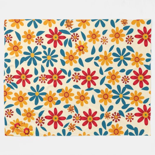 Blüten der Freude 60x80 Fleece Blanket (Vorderseite (Horizontal))