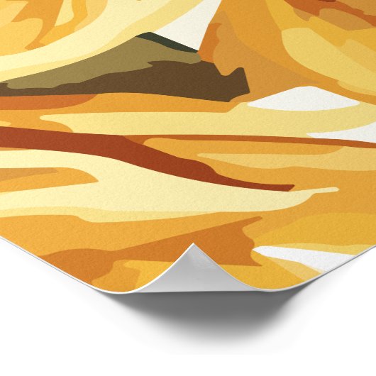 Blüten der Frühlingssonne Poster (Ecke)