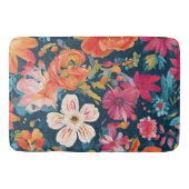 "Blüten der Hoffnung" Grafik Badematte (Vorderseite)