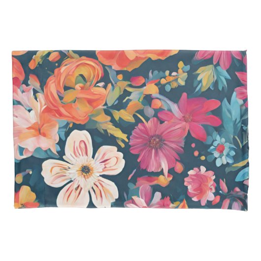 "Blüten der Hoffnung" Grafik Kissenbezug (Vorderseite)