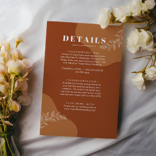 Blüten der Liebe : Einfache Abstrakte Blätter Deta Begleitkarte