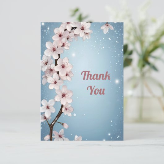 Blüten der Liebe" Einladung zur Hochzeit (Stehend Vorderseite)