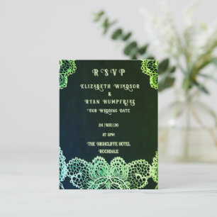 Blüten der Liebe" Einladung zur Hochzeit Postkarte