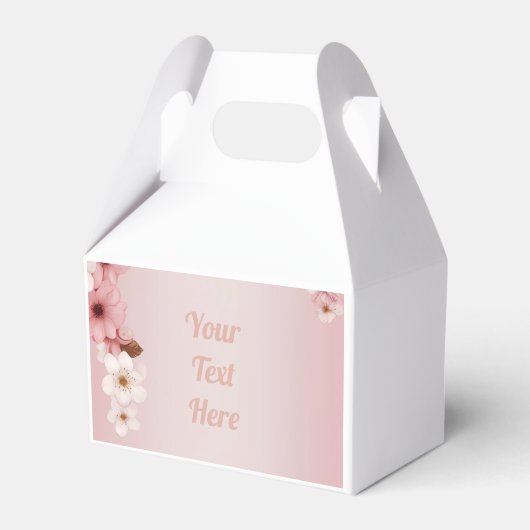 Blüten der Liebe Hochzeitskollektion Geschenkschachtel (Vorderseite)