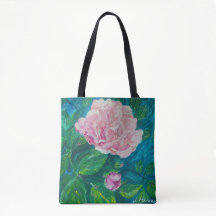 "Blüten der Liebe" Rose Tasche (med)