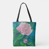 "Blüten der Liebe" Rose Tasche (med) (Rückseite)