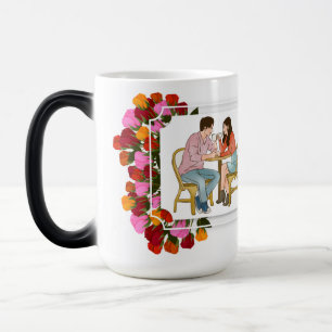 Blüten der Liebe - Tasse zum Jahrestag