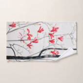 Blüten der Magnolienbaume, Kobayashi Kokei Badhandtuch Set (Handtuch)