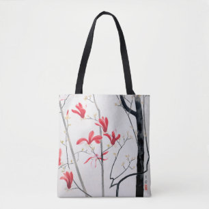 Blüten der Magnolienbaume, Kobayashi Kokei Tasche