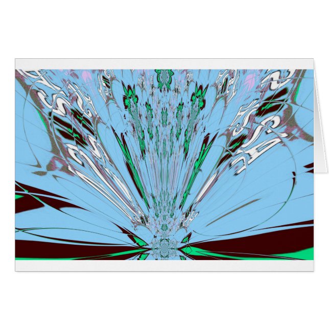 Blüten der Stille: Schönes Aqua Blauer Himmel (Vorderseite (Horizontal))