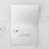 Blüten der Tag-crabapple der Mutter Karte (Innenseite)